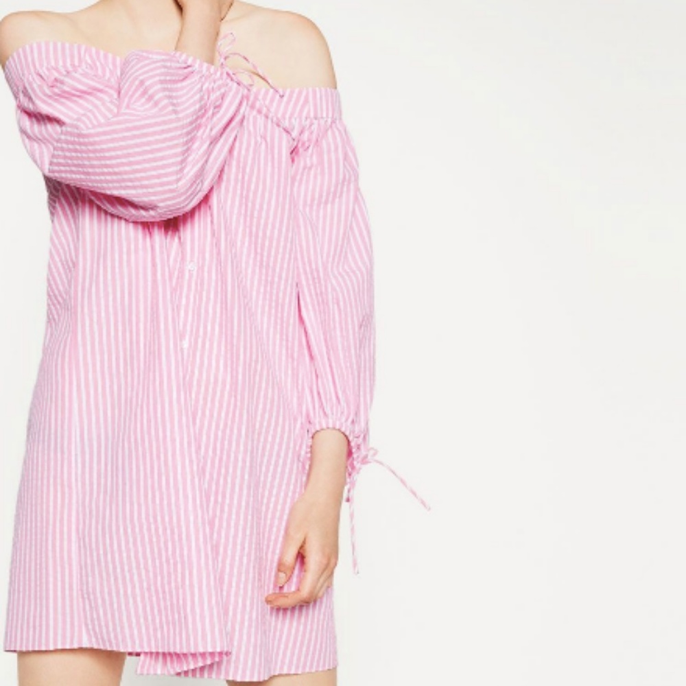 Zara off shoulder dress